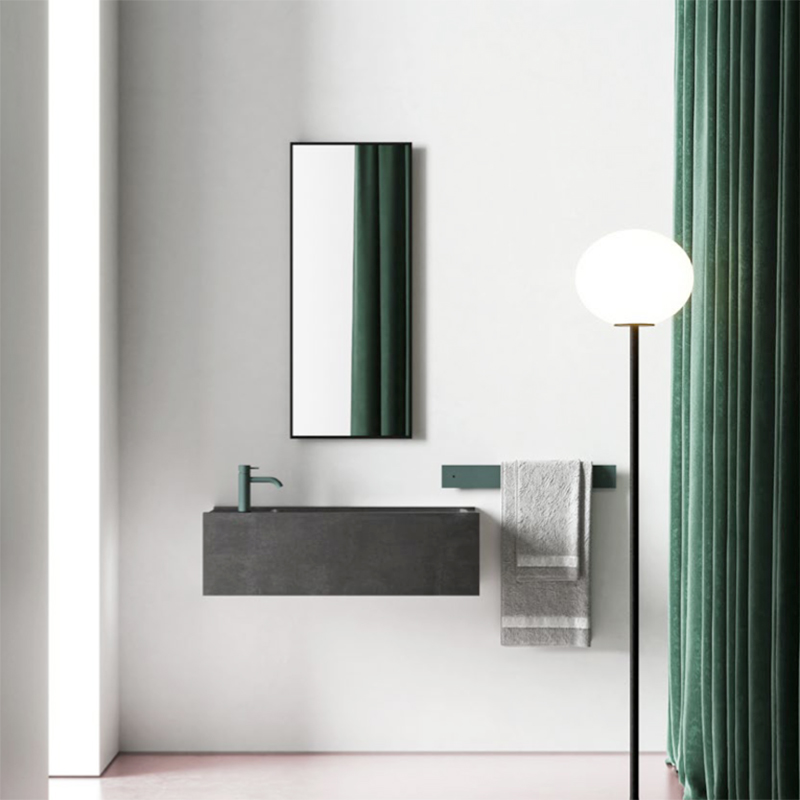 Lavabo sospeso in calcestruzzo Elledue Moab80