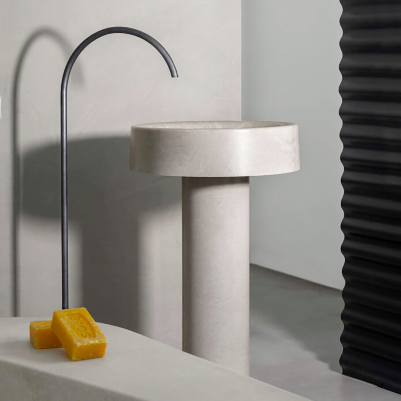 Lavabo freestanding in vetroresina LVR Moab80