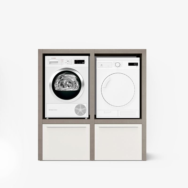 Mobile lavanderia per lavatrice e asciugatrice Store Geromin