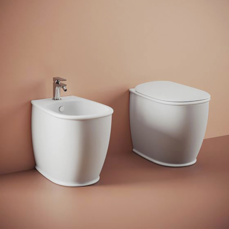 Wc e bidet a terra Atelier Artceram