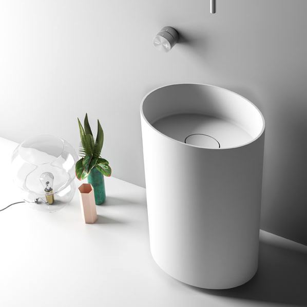 Lavabo freestanding in Corian® Evolution 2XL Planit