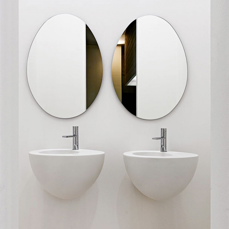 Lavabo sospeso 56 Le Giare Ceramica Cielo