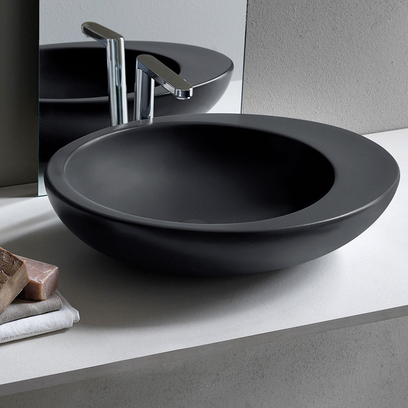 Lavabo da appoggio 60 Le Giare Ceramica Cielo