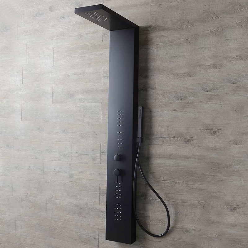 Colonna doccia Easy Shower Total Black/White Kinedo