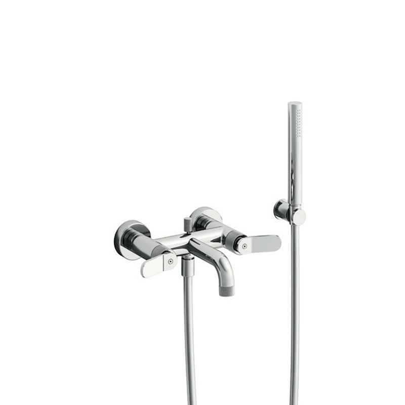 Miscelatore bicomando per vasca a parete East Side Cristina rubinetterie