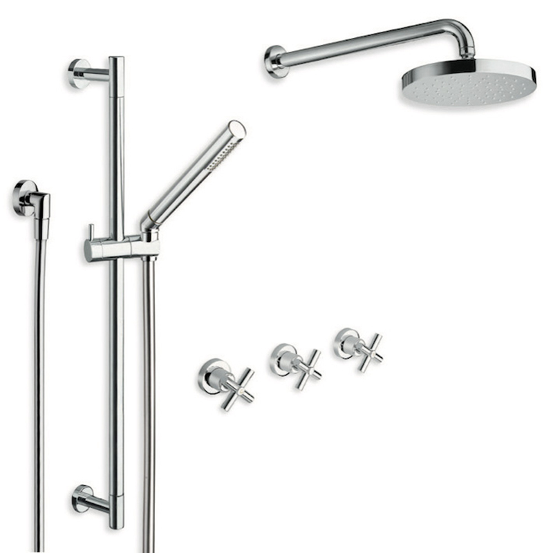 Colonna doccia a parete Exclusive Cristina rubinetterie