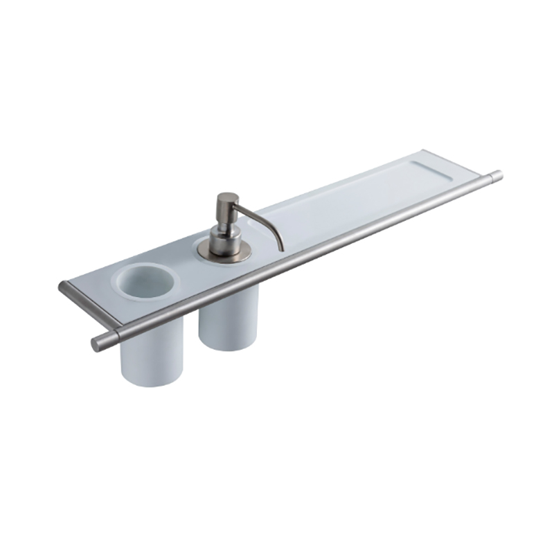 Portaoggetti con dispenser e bicchiere 28mm Treemme