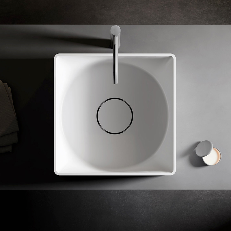 Lavabo da appoggio quadrato Inside Out Relax design