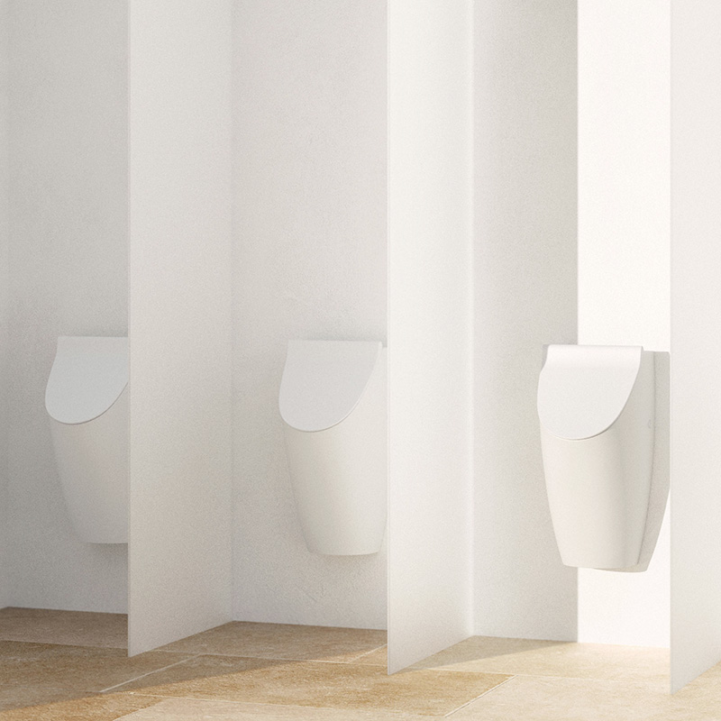 Orinatoio sospeso Rimless 31x35 cm con coperchio Community Gsi