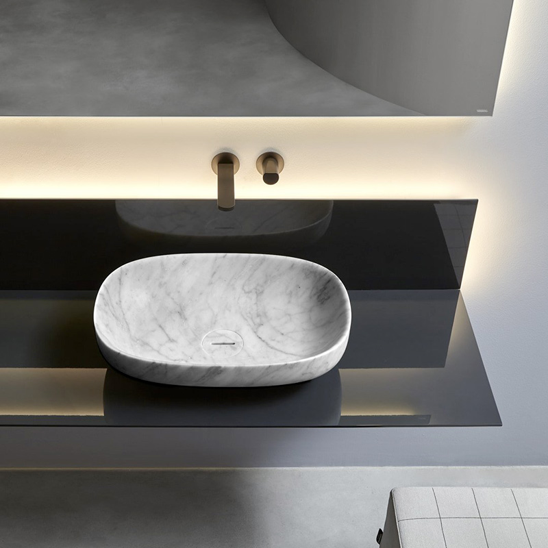 Lavabo ovale soprapiano Ago60 antoniolupi