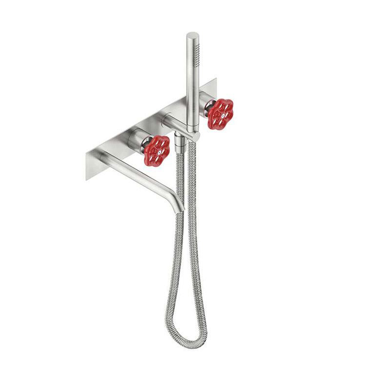 Doppio miscelatore vasca Volante Neve Rubinetterie