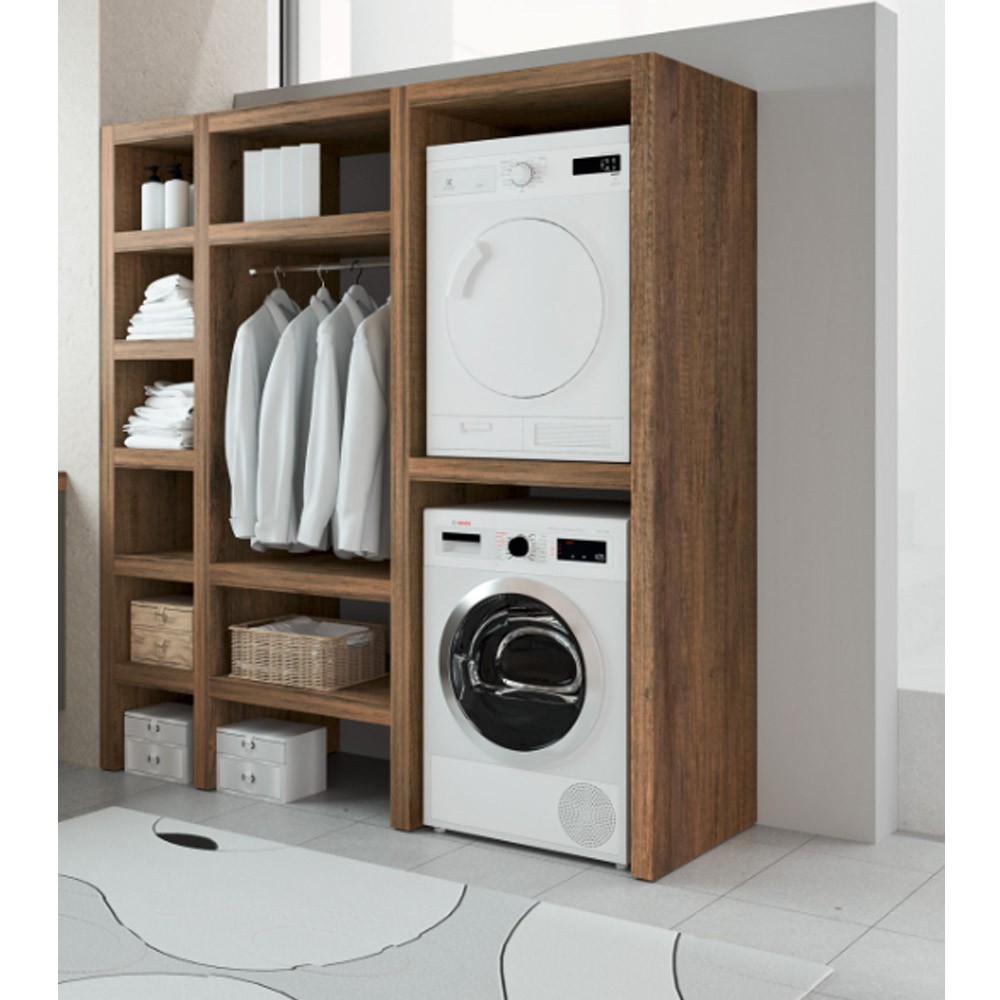 Struttura con ripiani per lavatrice e asciugatrice Store Geromin
