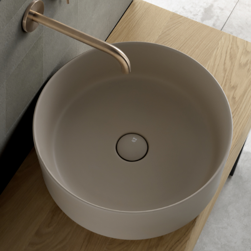 Lavabo da appoggio tondo Fly AeT Italia