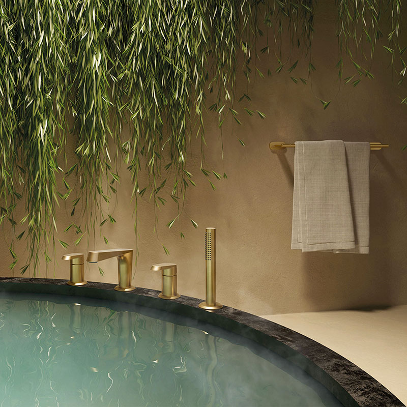 Gruppo bordo vasca da appoggio Nio Newform