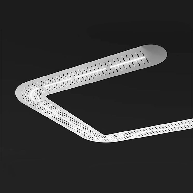 Soffioni componibili con cromoterapia Rainycloud Ama Luxury Shower