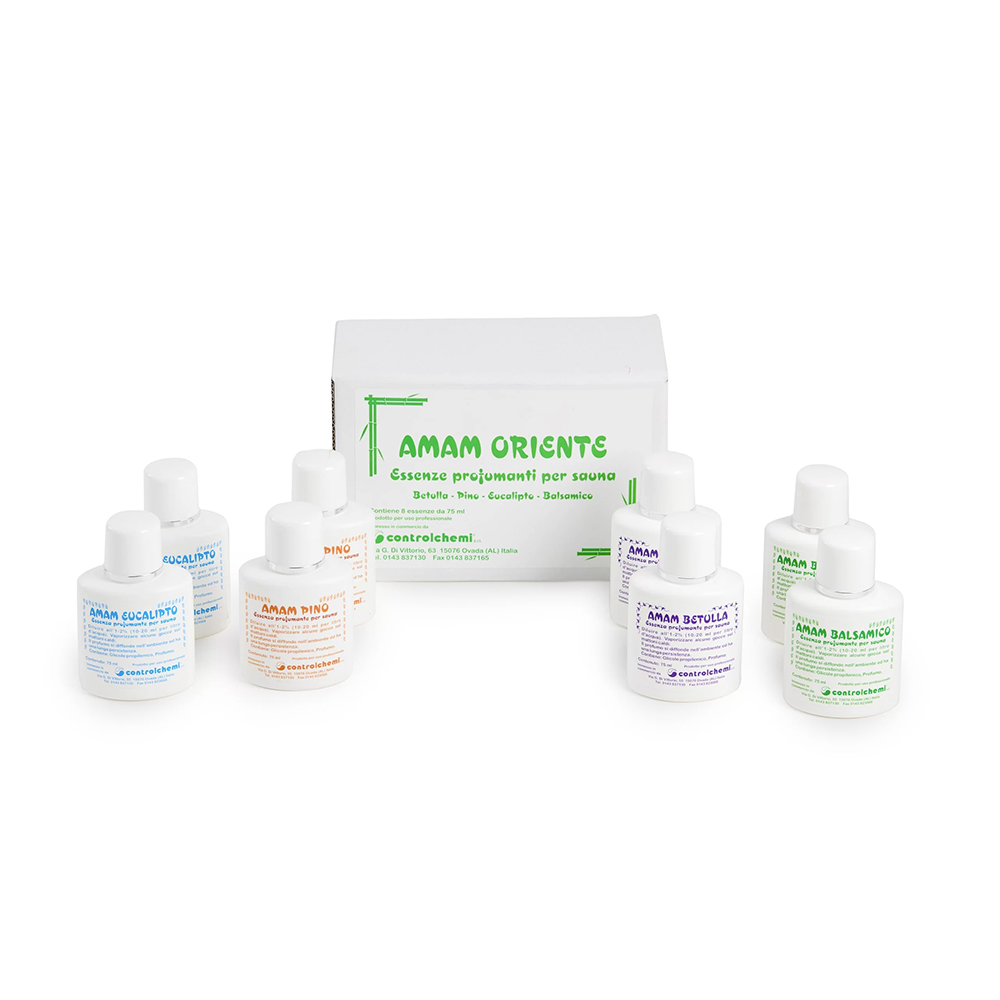 Essenze per sauna e bagno turco in cofanetto Amam Oriente Wilmir