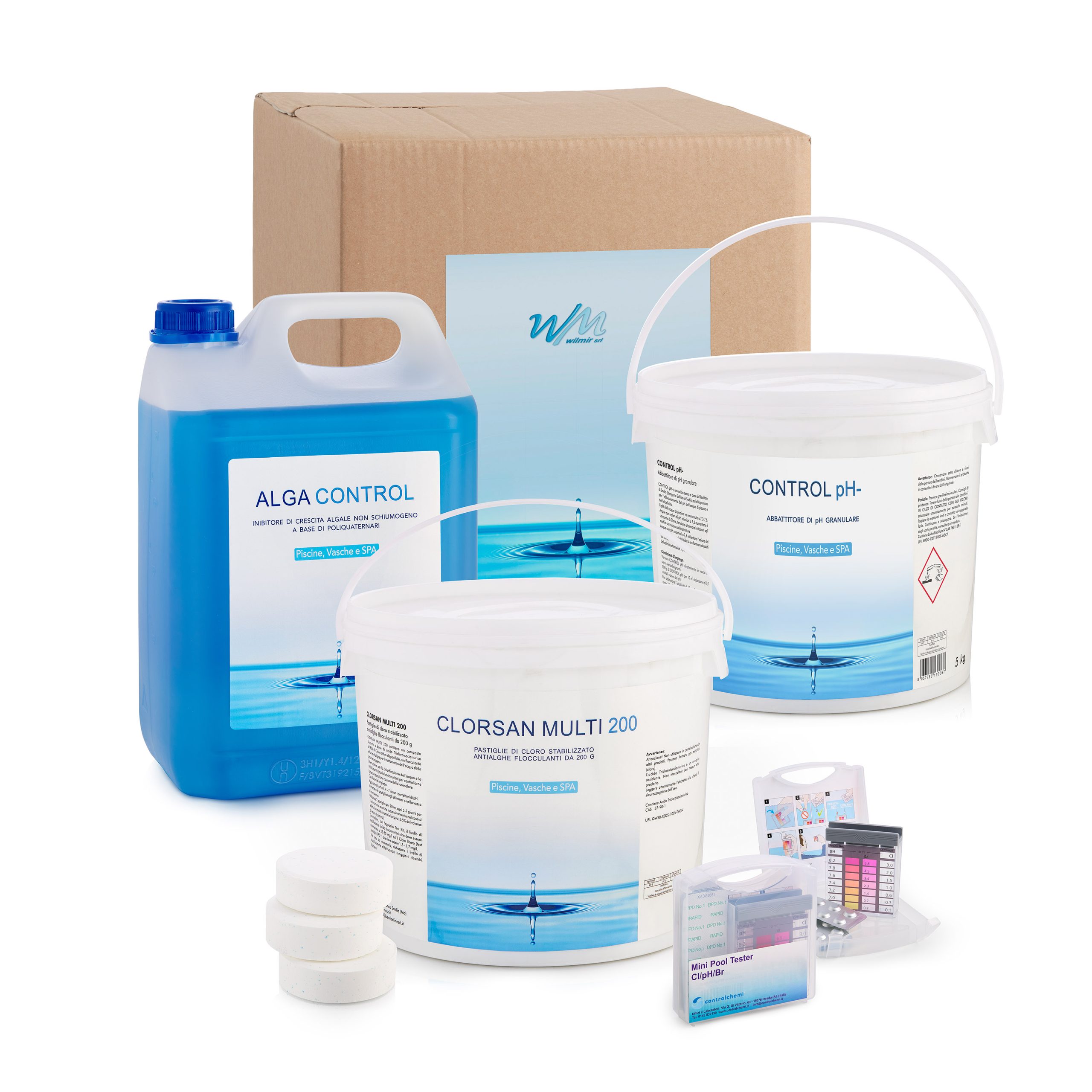 Kit Manutenzione Plus - SPA e Piscina Wilmir
