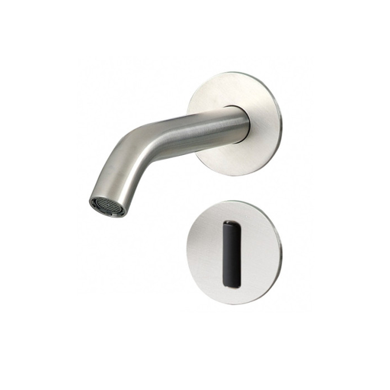 Miscelatore elettronico con alimentazione elettrica da parete in acciaio 40mm Treemme