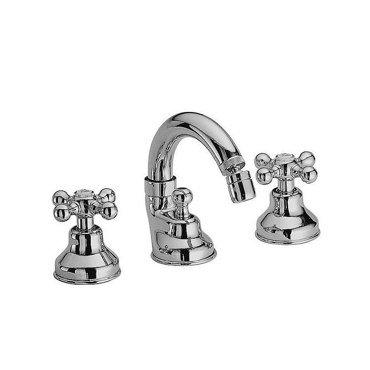 Rubinetto tre fori per bidet Frattini Dedra