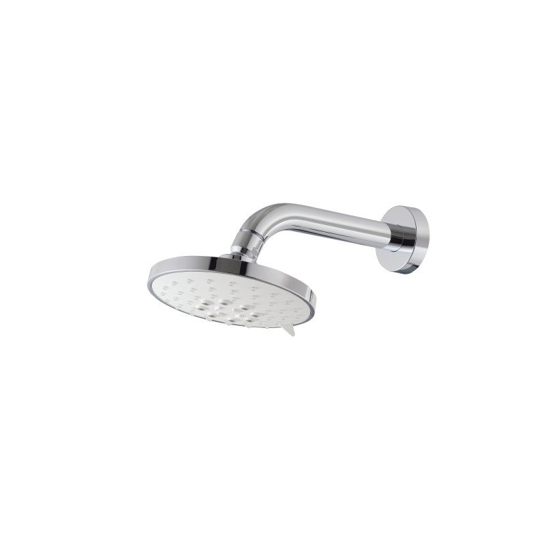 Soffione a 3 getti da parete Line Treemme