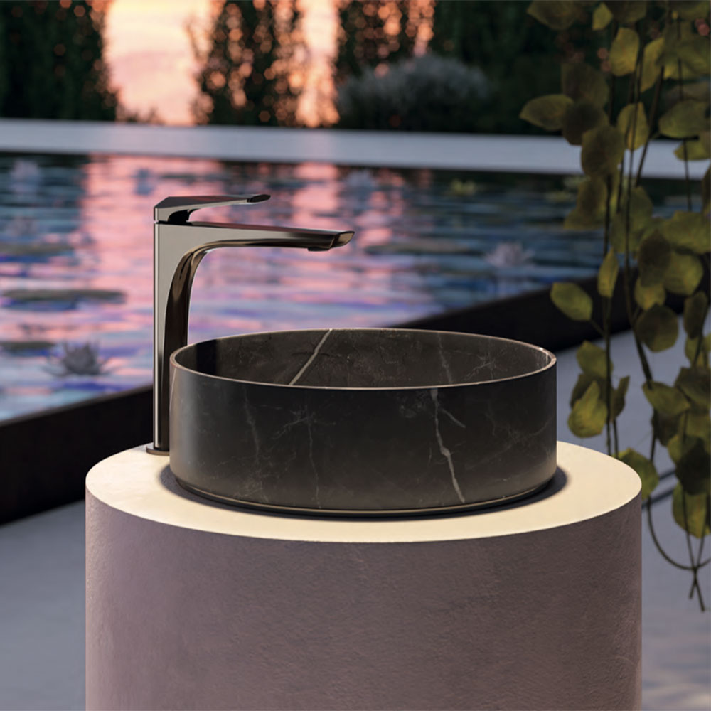 Miscelatore lavabo Delta Zero Newform Senza Scarico - versione Media e Alta