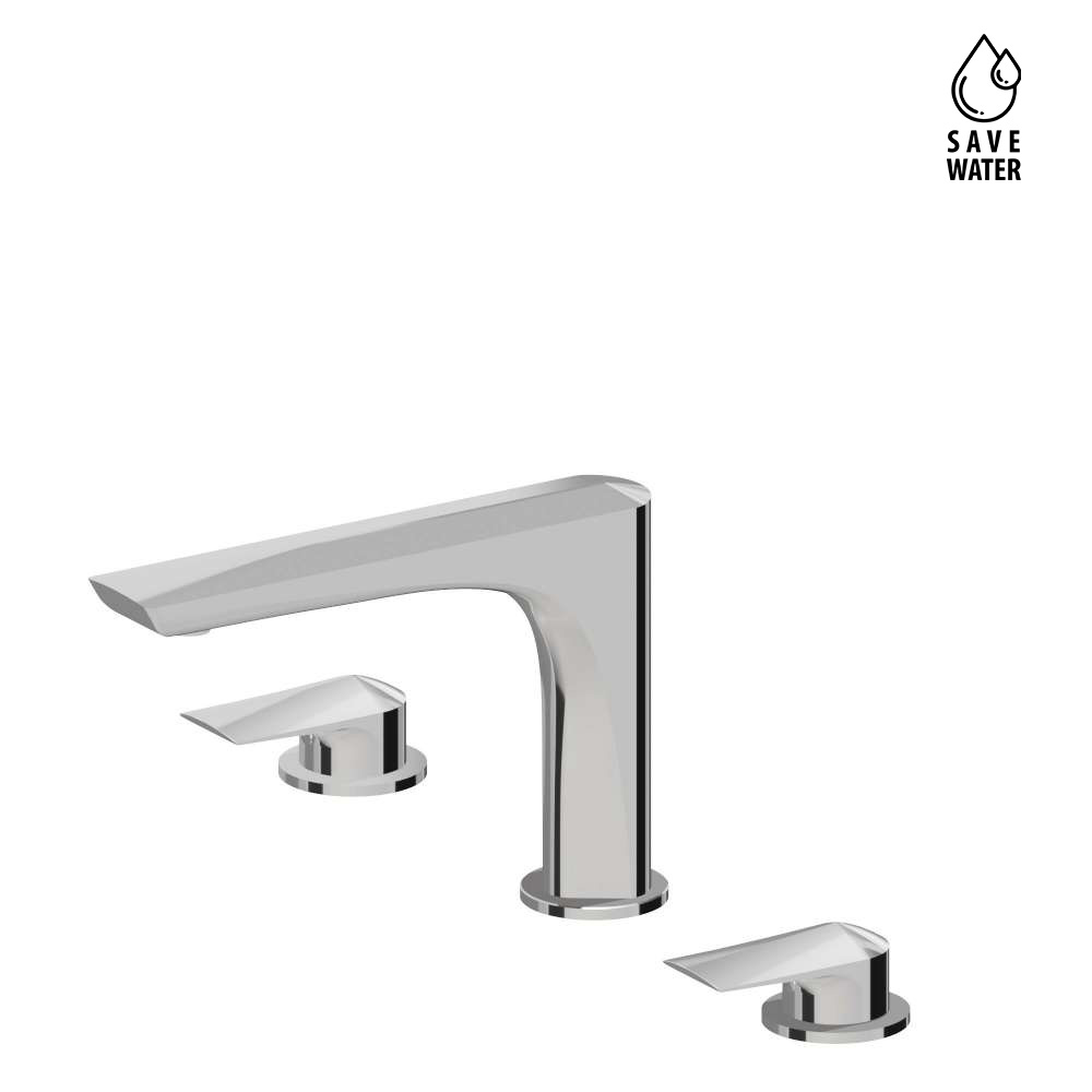 Gruppo lavabo a 3 Fori Senza Scarico Delta Zero Newform