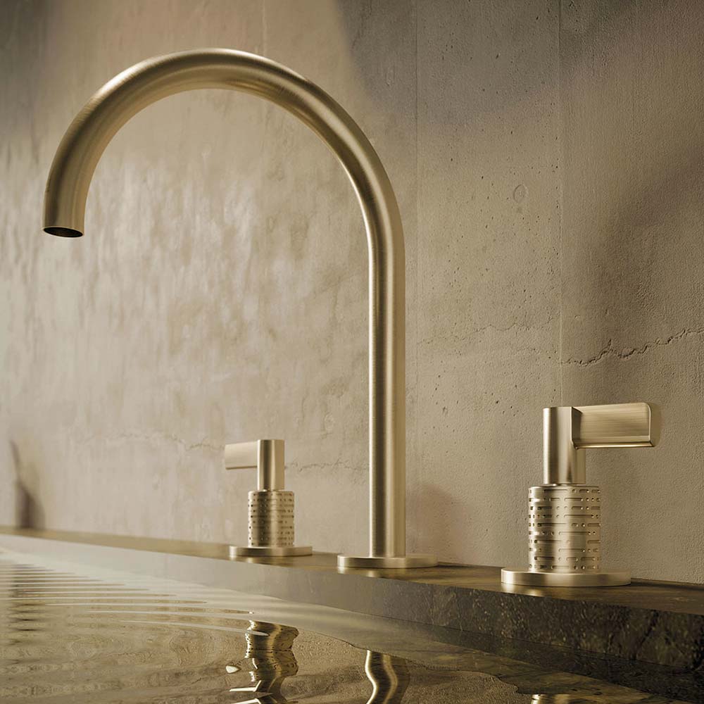 Gruppo lavabo 3 fori senza scarico Blink Chic Luxury Newform