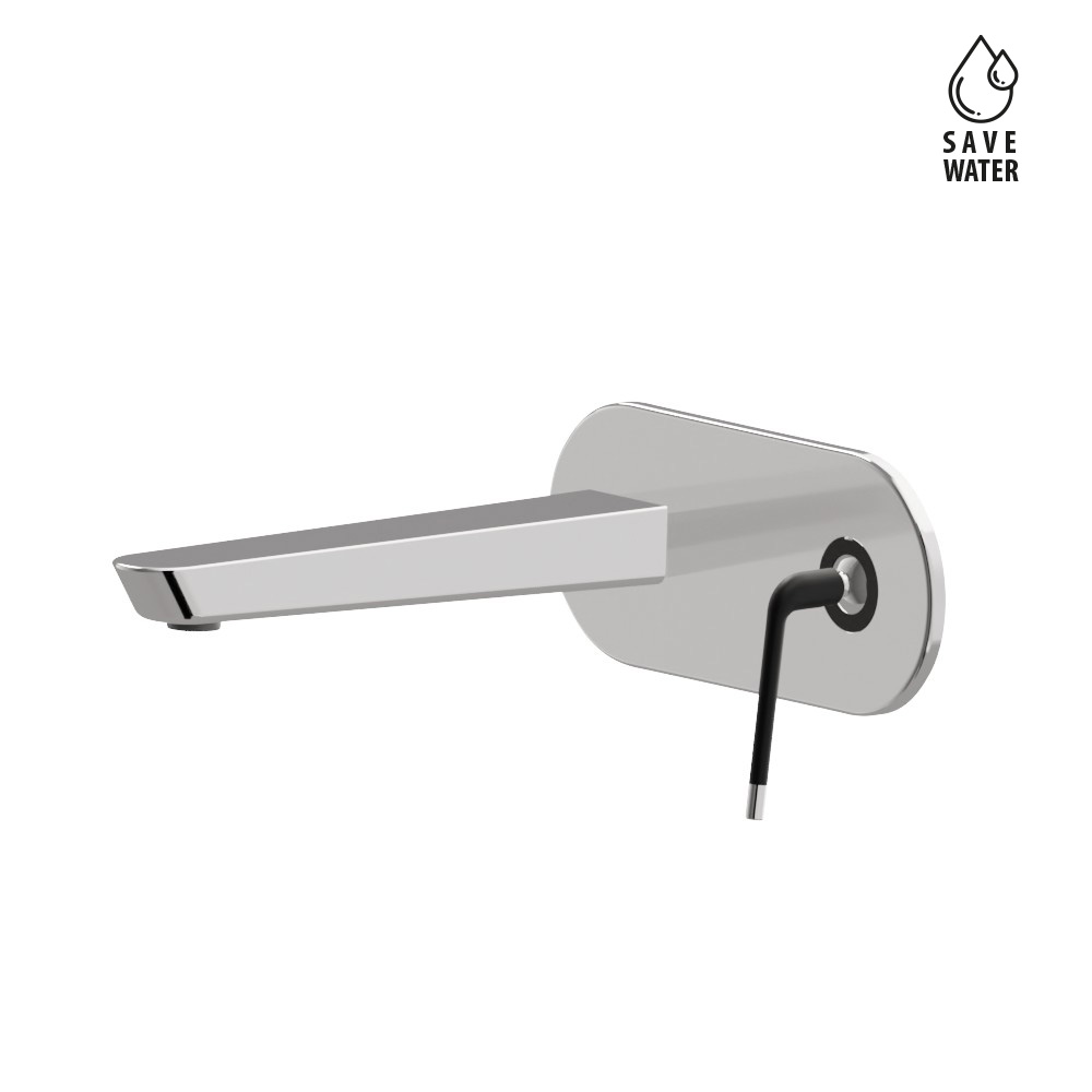 Gruppo Miscelatore a Parete senza scarico a piastra Singola per lavabo O'Rama Newform