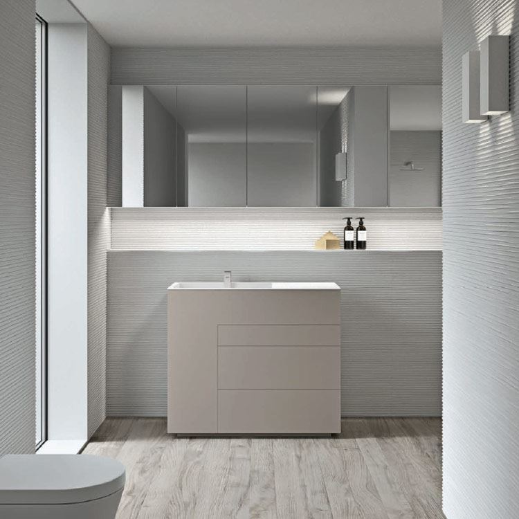 Mobile bagno in Argilla Polvere Touch Milldue