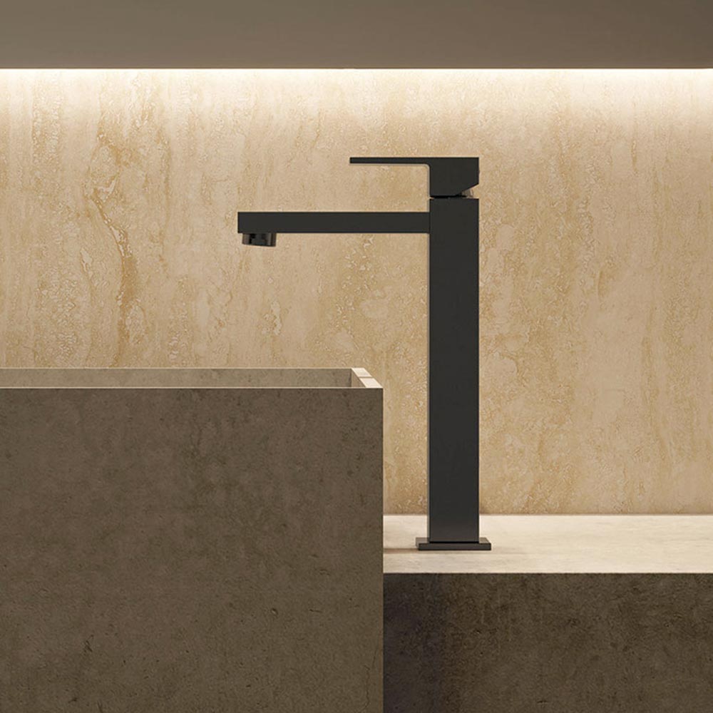 Miscelatore versione alta senza scarico per lavabo Collezione Ergo-Q by Newform