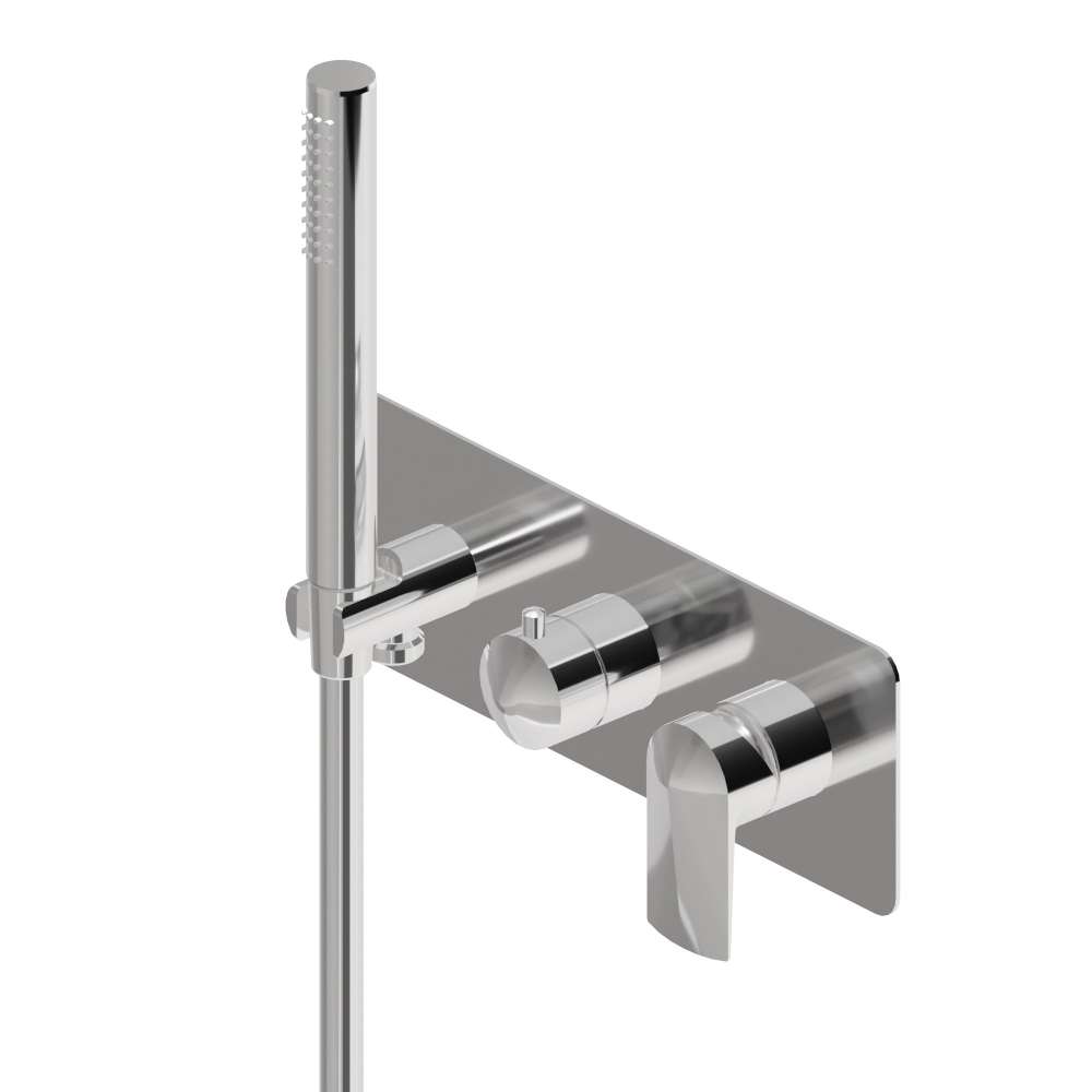 Gruppo doccia da incasso completo di doccetta e deviatore Delta Zero Newform