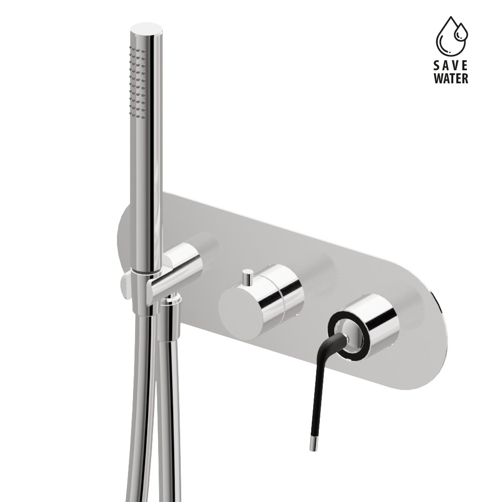 Gruppo doccia da incasso con doccetta e deviatore O'Rama Newform