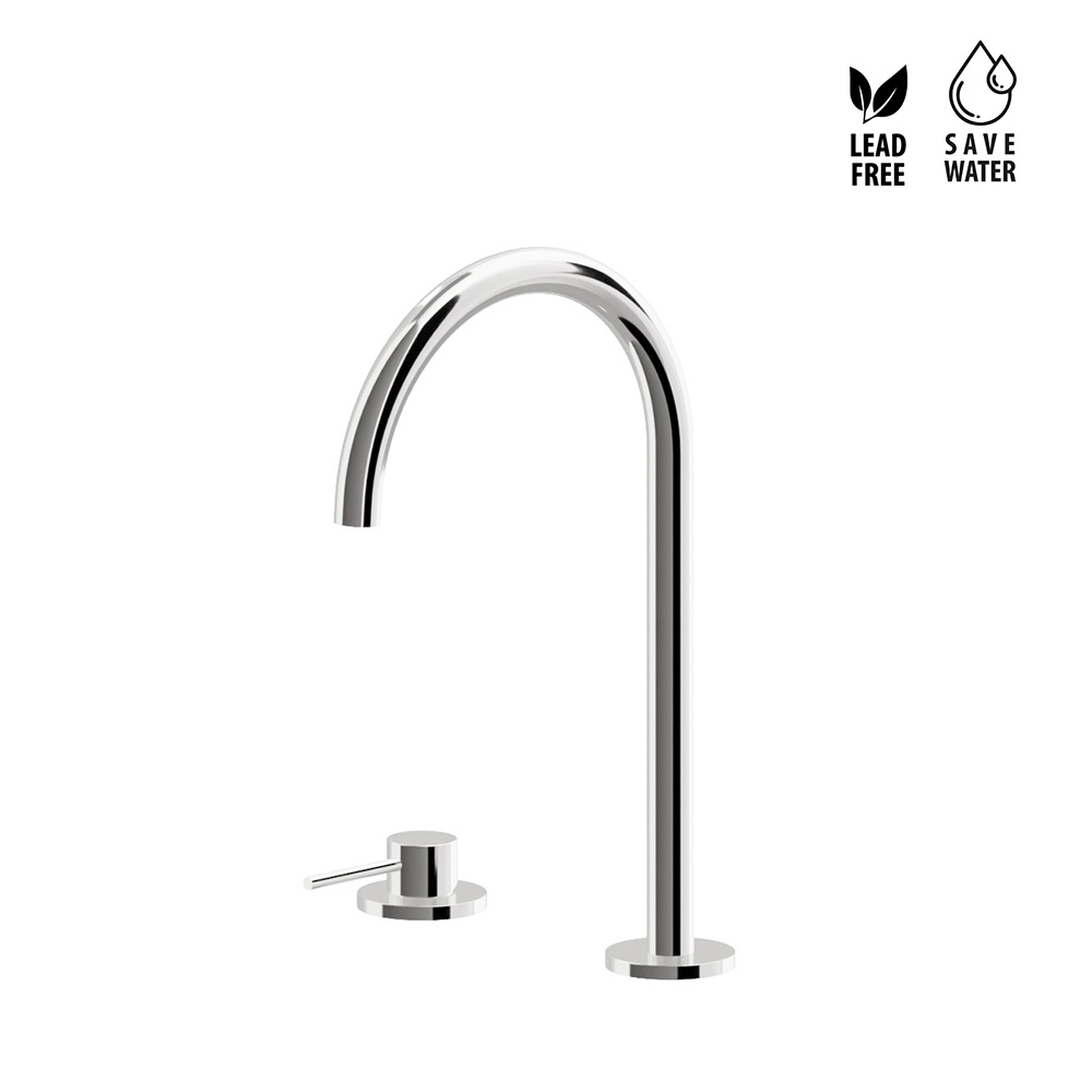 Miscelatore a 2 fori bocca alta per lavabo Collezione XT by Newform