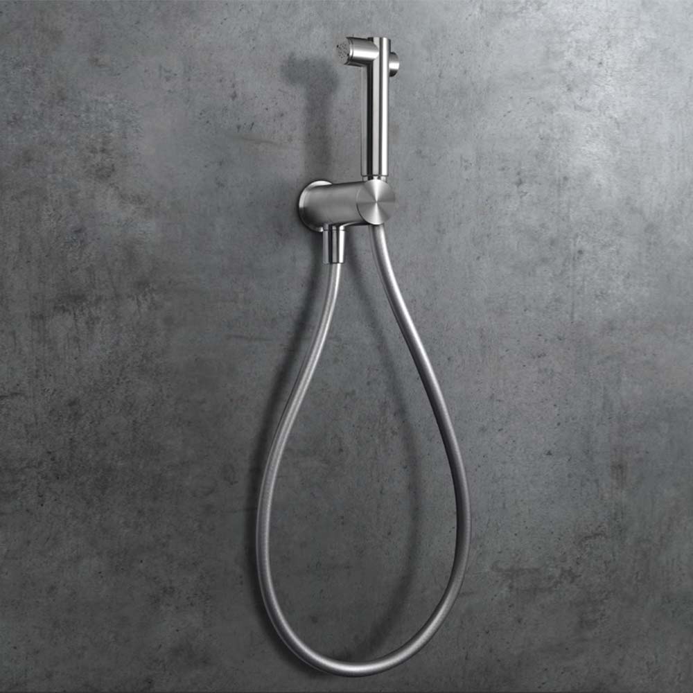 Idroscopino per WC-bidet con valvola, supporto a parete e presa acqua Linki