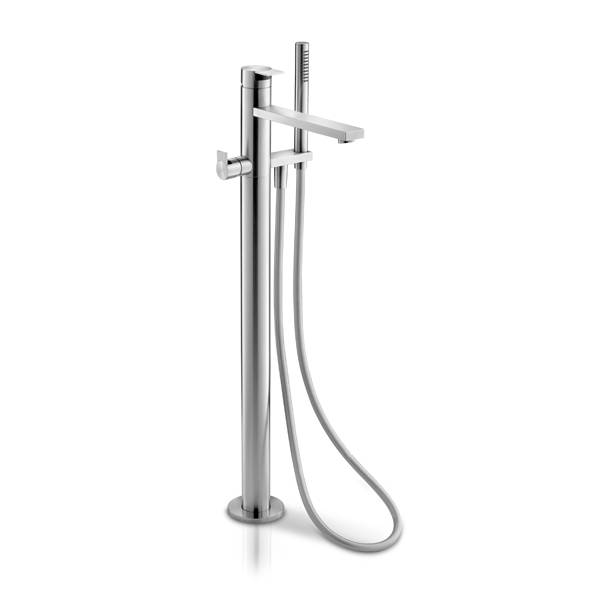 Miscelatore a colonna per vasca e doccino lungo Tek by Linki