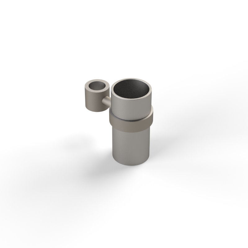 Portaspazzolino in acciaio per struttura Poli AeT Italia