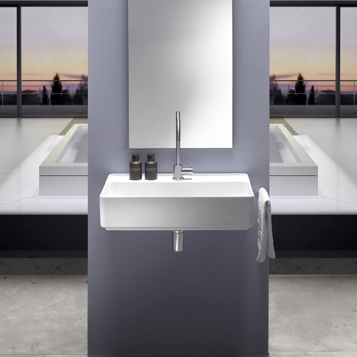 Lavabo sospeso Rettangolare CR 60 Fly AeT Italia