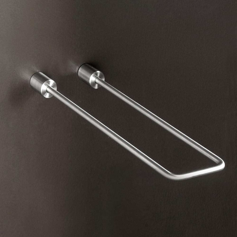 Portasalviette fisso in acciaio collezione MEDAL by OML