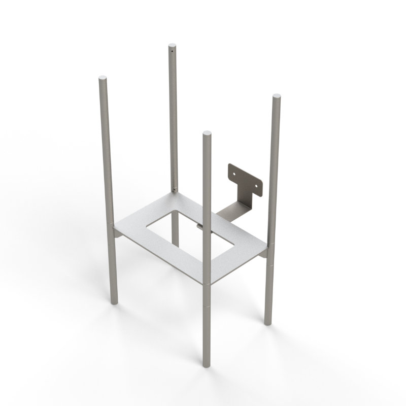 Struttura in acciaio per lavabo Poli diametro 44cm AeT Italia