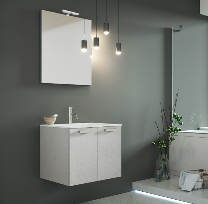 Mobile bagno con ante Qubo2 Gruppo Geromin