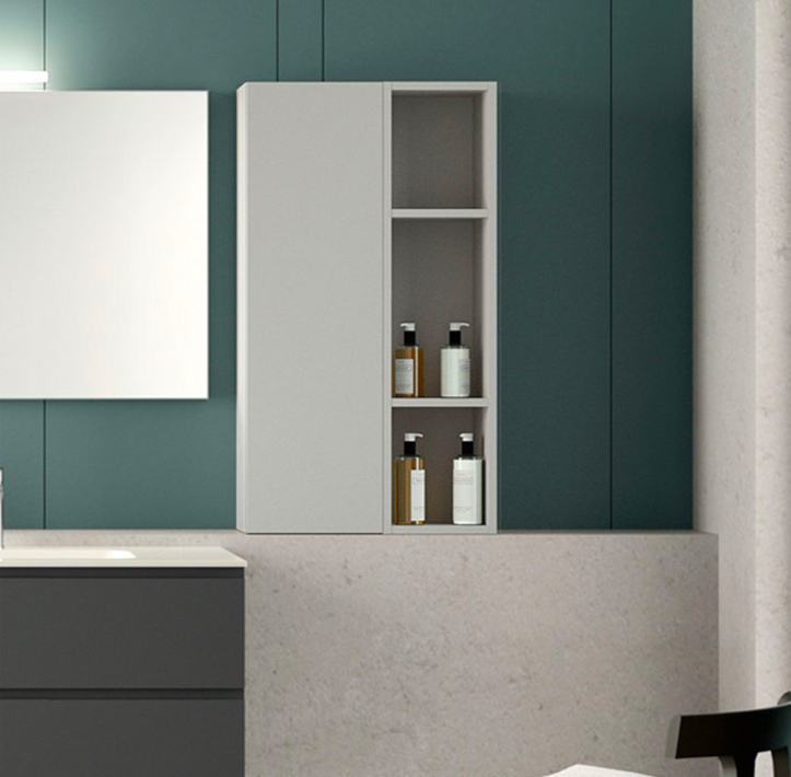 Mezza colonna con pensile a giorno Qubo2 Gruppo Geromin