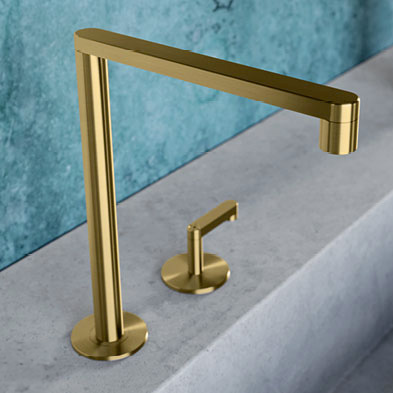 Set lavabo 2 fori senza salterello Kira by Radomonte