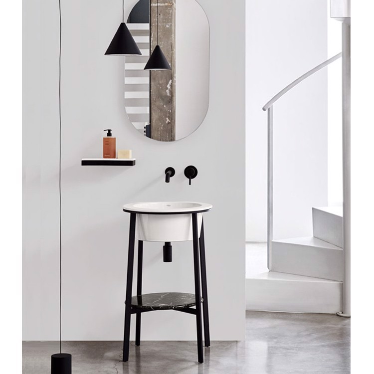 Lavabo con struttura Catino Ceramica Cielo