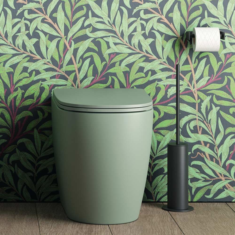 Wc a terra senza brida, varie finiture di colore Pin Nic Design