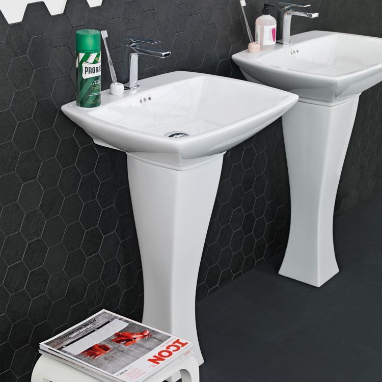 Lavabo a colonna Jazz Artceram