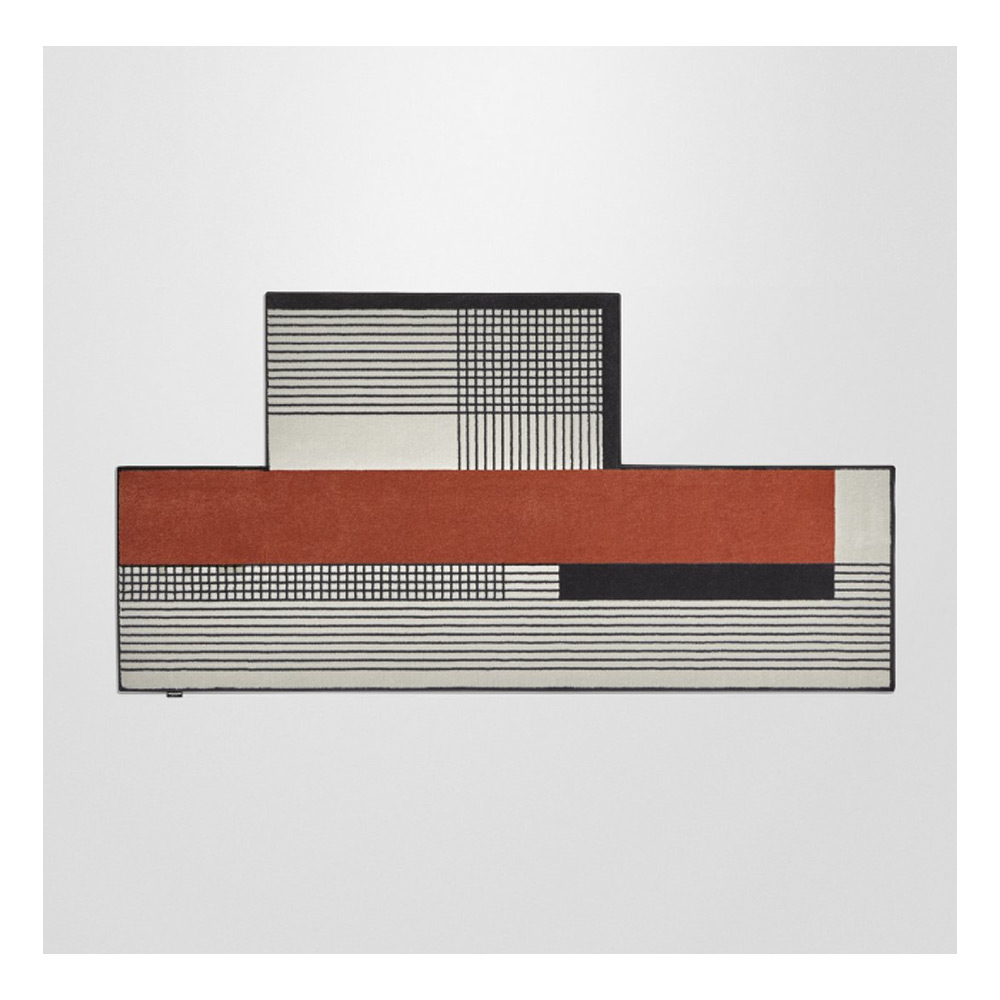 Tappeto in poliammide a motivi geometrici Volumi Antoniolupi