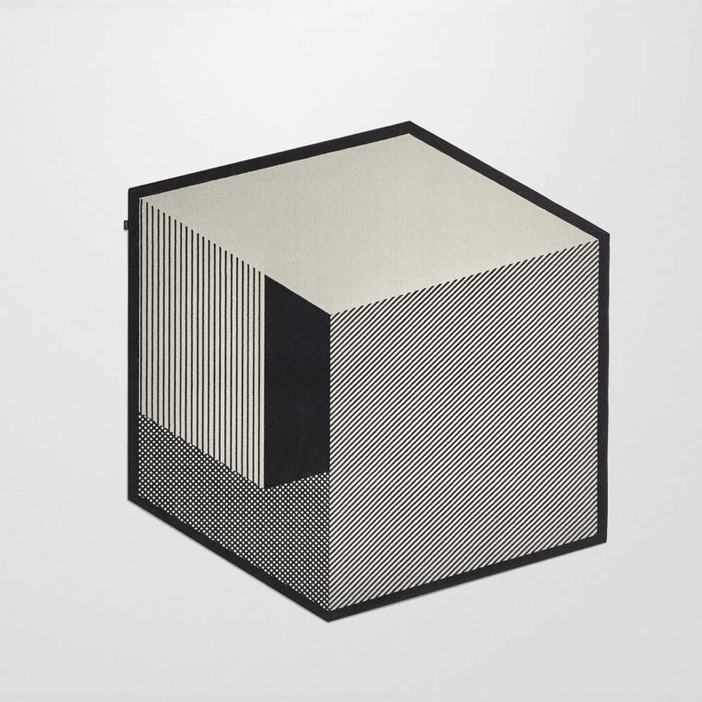 Tappeto di design a motivi geometrici Volumi Antoniolupi