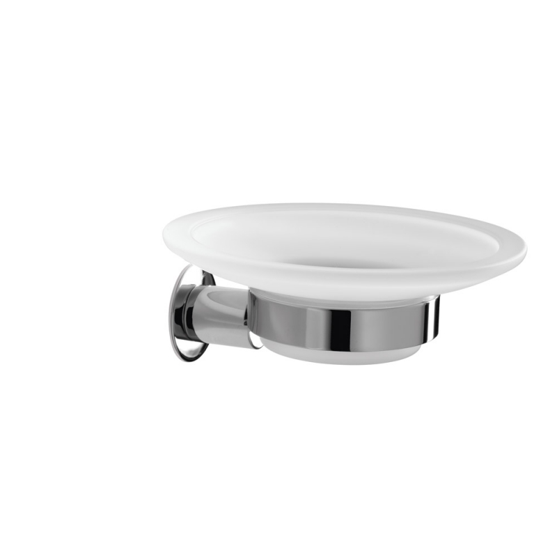 Portasapone in ottone cromato Zac Oml