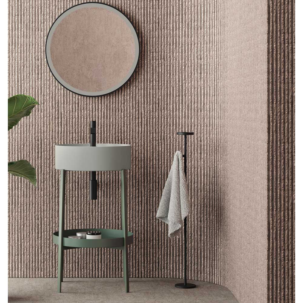 Piantana porta asciugamano Curva Nic Design