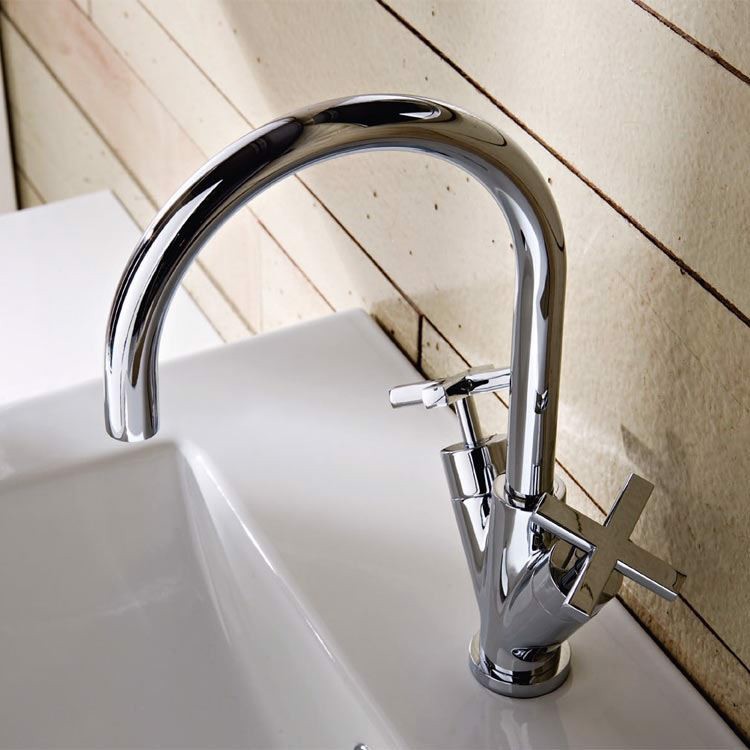 Miscelatore monoforo per lavabo Line Treemme